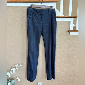 White House Black Market Elegant Denim Look Trousers